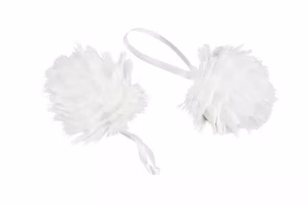 Kula Fjäder Snow Fluff Vit