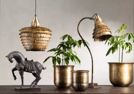 Bordslampa Vilda Antik Mässing