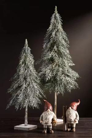 Tomte Skidor/Lykta Mix Poly