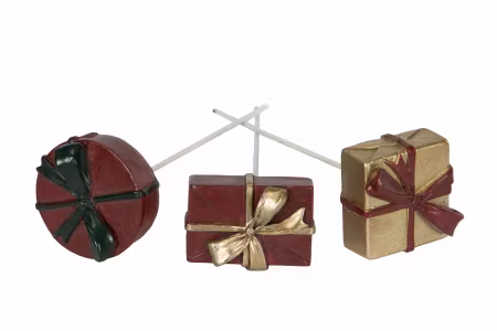 Paket Stick Röd/Guld Mix Poly