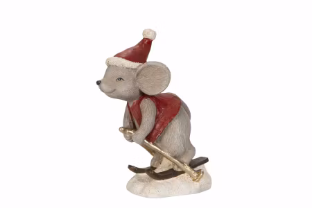 Mus På Skidor Poly