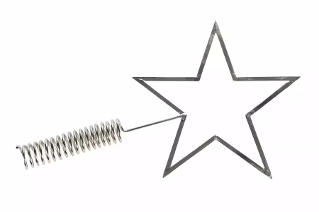 Julgransstjärna Silver