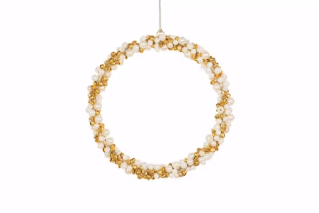 Ring Bjällra Guld/Vit