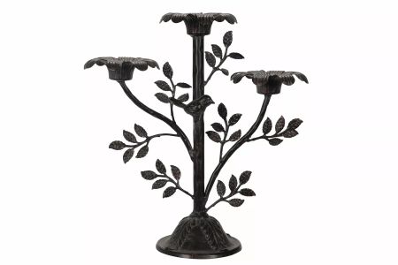 Ljusstake Haily Svart/Mässing