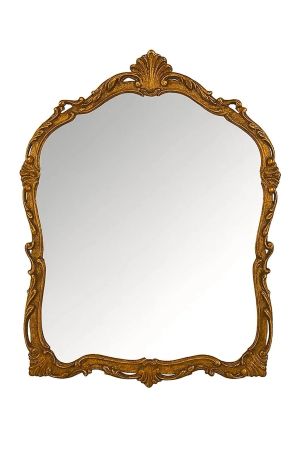 Normandie mirror antique gold