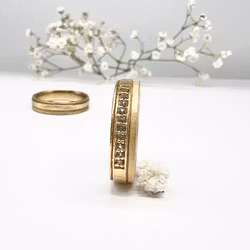 Replica Misty Forest "Lake" Ring - 18K Natural White Gold