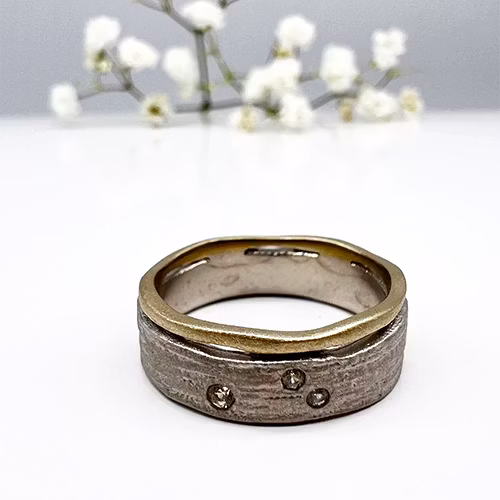 Misty Forest "Maple" Ring - Silver