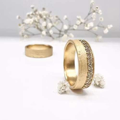 Misty Forest "Crown" Ring - 14K Gold Plated