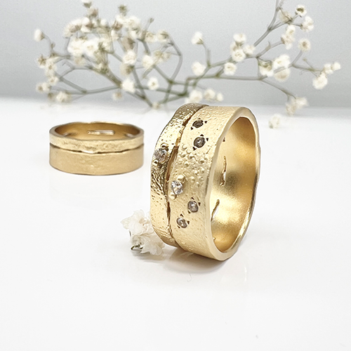 Misty Forest "Universe" Ring - 14K Gold Plated
