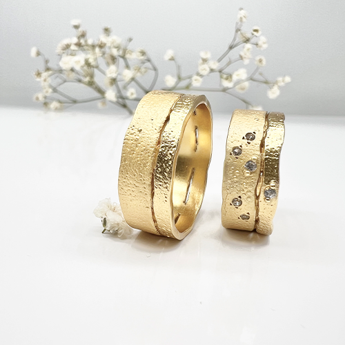 Misty Forest "Universe" Ring - 14K Gold Plated