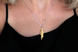Halsband Thin Leaves - Guld