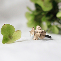 Ring Maya Ginkgo - Brons/Guld