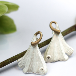 Örhängen Shibuya Ginkgo - Silver