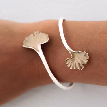 Armband Fuji Ginkgo  - Silver