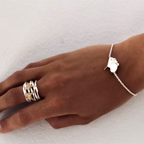 Bracelet Osaka Ginkgo - Silver