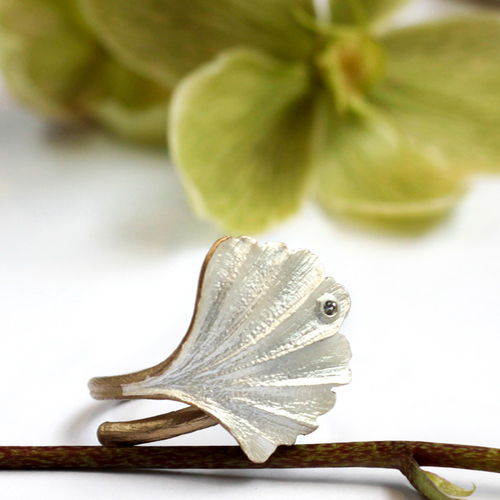 Ring Nagoya Ginkgo - Silver