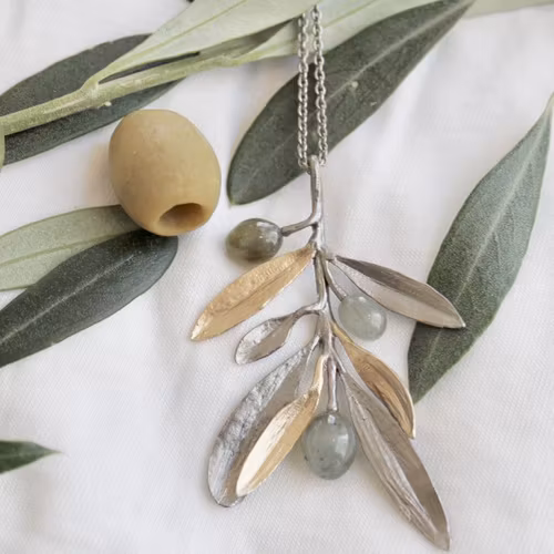 Necklace Zakynthos Olive - Bronze/Gold