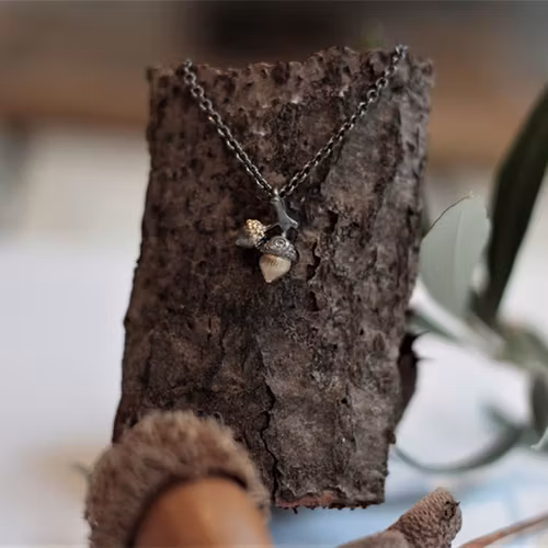 Armband Tiny Acorn - Brons/Guld