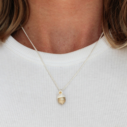 Halsband Simple Seed of Oak - Silver