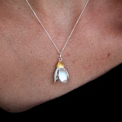 Halsband Snödroppar - Silver/Guld