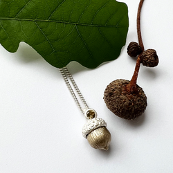 Halsband Simple Seed of Oak - Silver