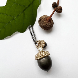 Halsband Seeds of the Oak - Brons/Guld