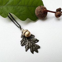 Halsband Tiny Mighty Oak - Brons/Guld