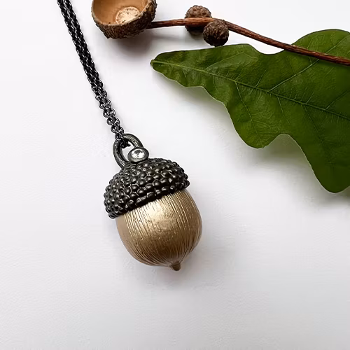 Halsband Darjeeling - Brons/Guld