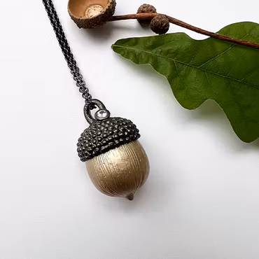 Necklace Darjeeling - Bronze/Gold