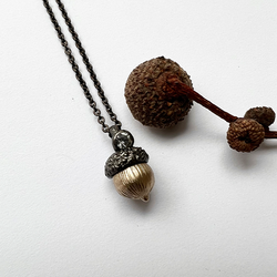 Halsband Simple Seed of Oak - Brons/Guld