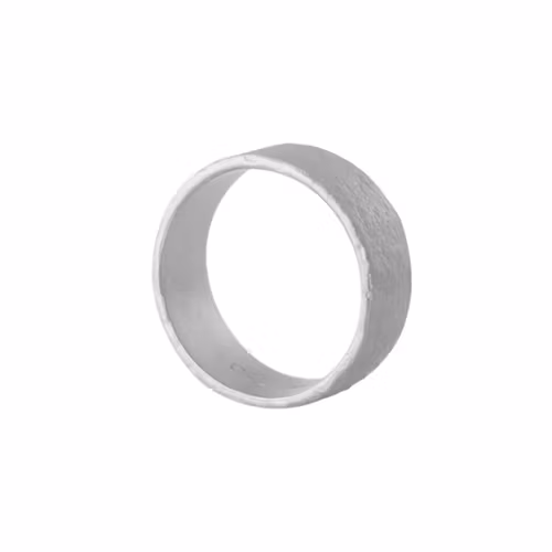 Misty Forest Cotton Mens Ring- Silver