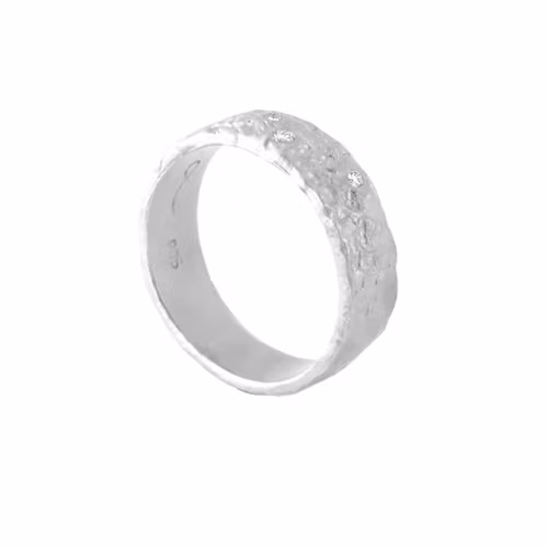 Misty Forest "Fields" Ring - Silver