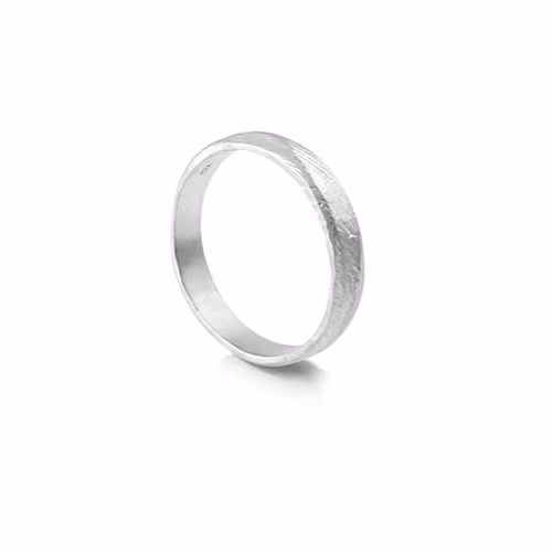 Misty Forest "Louie" Mens Ring - Silver