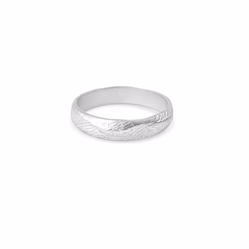 Misty Forest "Louie" Mens Ring - Silver