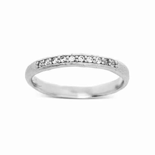 Misty Forest Rainbow Ring- Silver