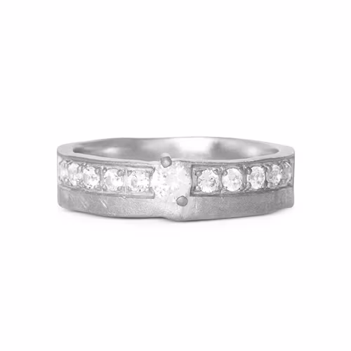 Misty Forest "Shadow" Ring - Silver
