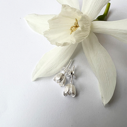 Örhängen Tiny Tulip - Silver
