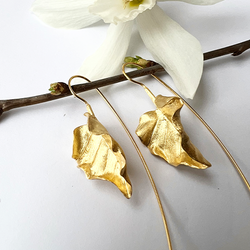 Örhängen Precious Leaves - Guld