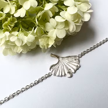 Armband Osaka Ginkgo - Silver