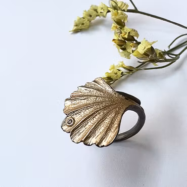 Ring Nagoya Ginkgo - Brons/Guld
