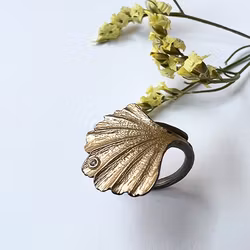 Ring Nagoya Ginkgo - Bronze/Gold