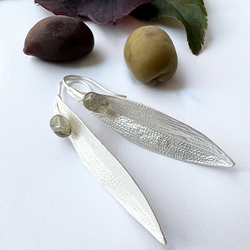Örhängen Skopelos Olive - Silver