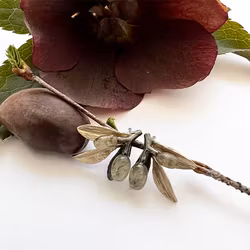 Örhänge Skiathos Olive - Brons/Guld