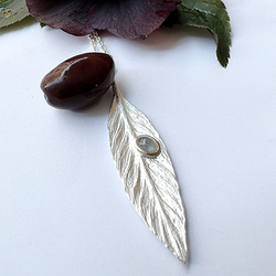 Halsband Halkidiki Olive - Silver