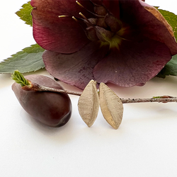Örhängen Olive Leaf - Brons/Guld