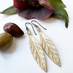 Örhängen Santorini Olive - Brons/Guld