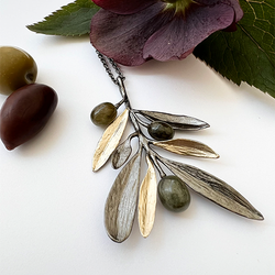 Halsband Zakynthos Olive - Brons/Guld