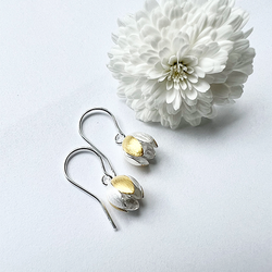 Örhängen Spring Tulip - Silver/Guld