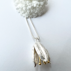Halsband Snöklocka - Silver/Guld
