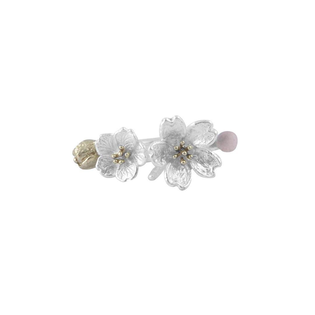 Ring Haiku's Sakura - Silver